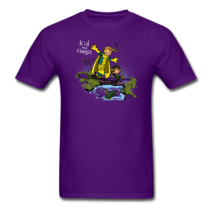 Kid And Classic II Unisex T-Shirt - purple / S