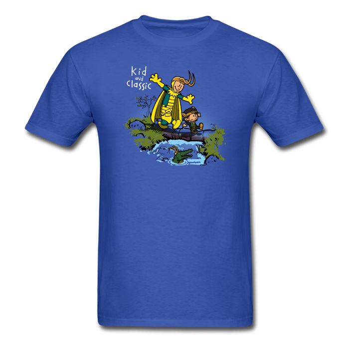 Kid And Classic II Unisex T-Shirt - royal blue / S