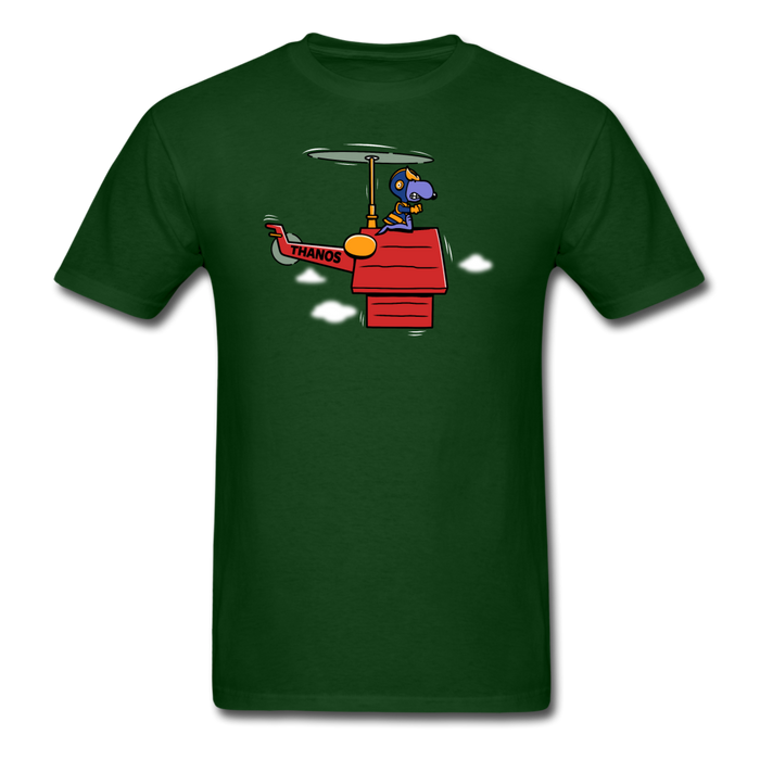Purple Beagle Copter Unisex Classic T-Shirt - forest green / S