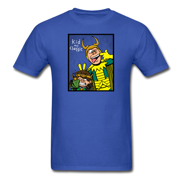 Kid And Classic Unisex T-Shirt - royal blue / S