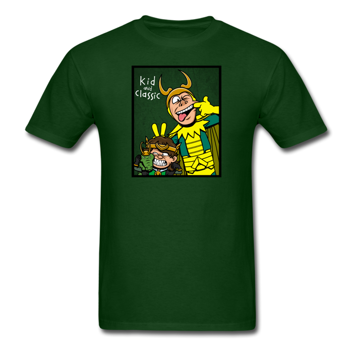 Kid And Classic Unisex T-Shirt - forest green / S