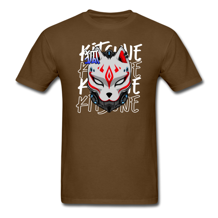 Kitsune Mask Unisex Classic T-Shirt - brown / S