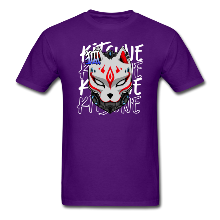 Kitsune Mask Unisex Classic T-Shirt - purple / S