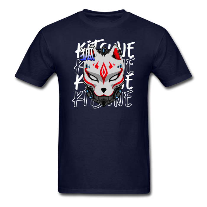 Kitsune Mask Unisex Classic T-Shirt - navy / S