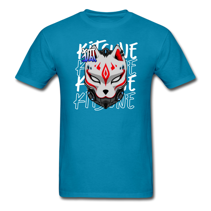 Kitsune Mask Unisex Classic T-Shirt - turquoise / S