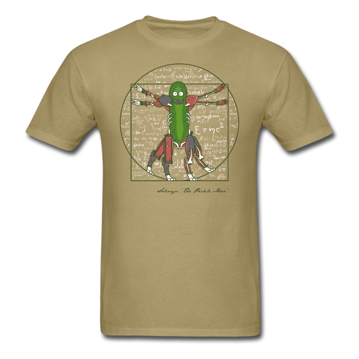 Vitruvian Pickle Unisex Classic T-Shirt - khaki / S