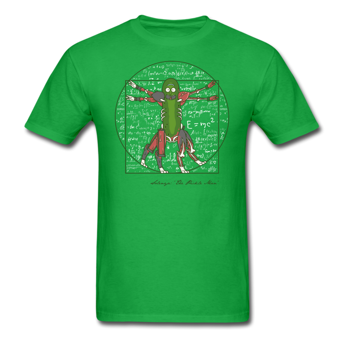 Vitruvian Pickle Unisex Classic T-Shirt - bright green / S