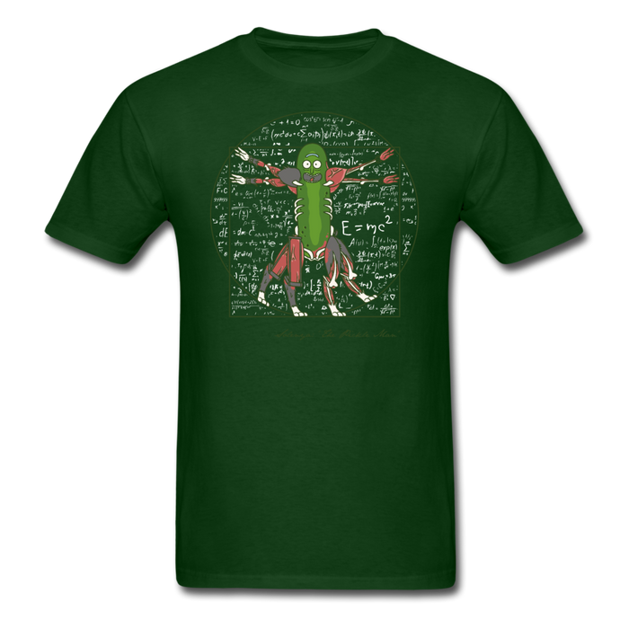 Vitruvian Pickle Unisex Classic T-Shirt - forest green / S