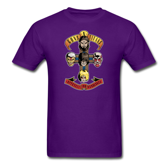 Guns N Titans Unisex Classic T-Shirt - purple / S