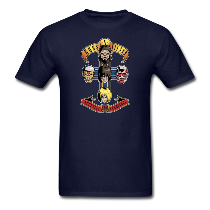 Guns N Titans Unisex Classic T-Shirt - navy / S