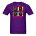 Pop Squid Unisex Classic T-Shirt - purple / S