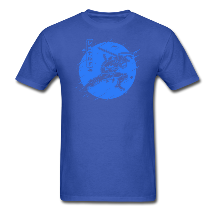 Blue Turtle Warrior Unisex T-Shirt - royal blue / S