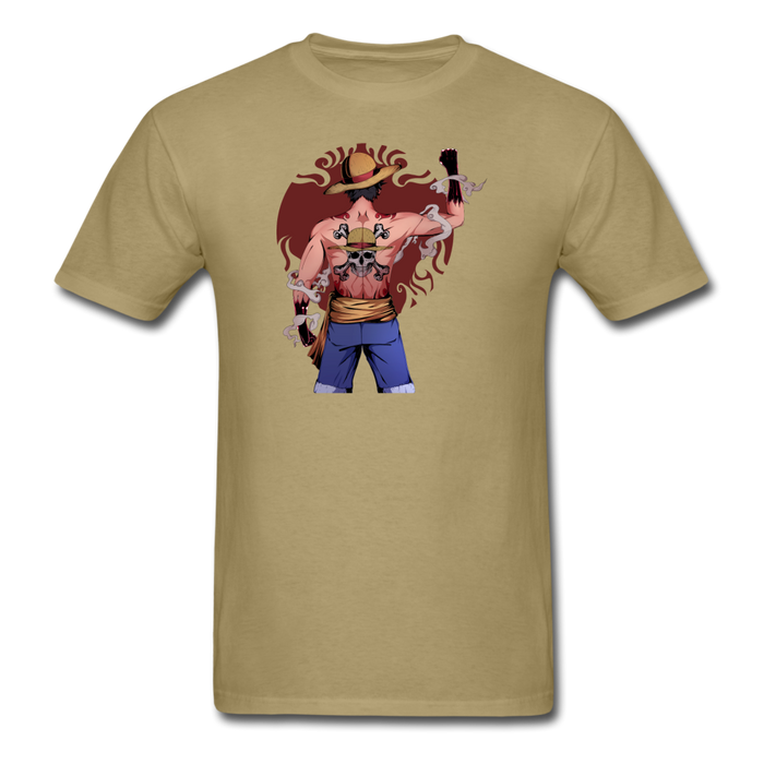 Luffy Unisex T-Shirt - khaki / S