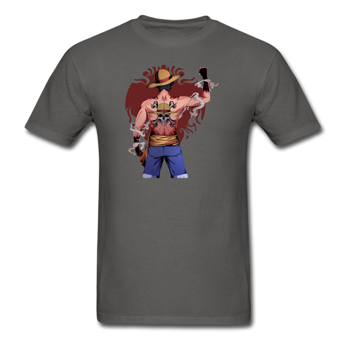 Luffy Unisex T-Shirt - charcoal / S