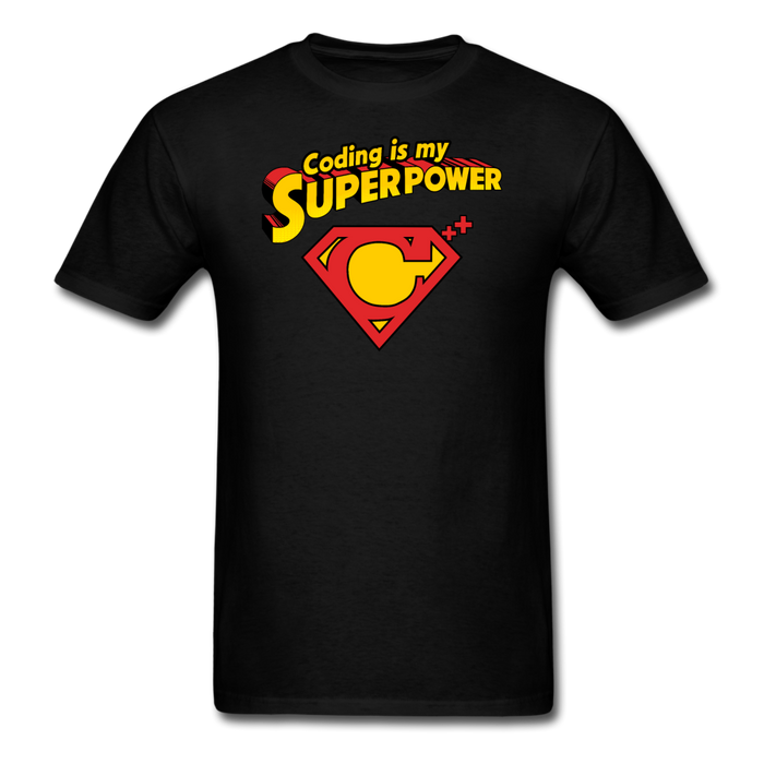 Coding is my superpower Unisex T-Shirt - black / S