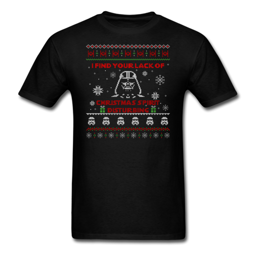 Darth Christmas Unisex T-Shirt - black / S