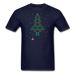 Christmas in space Unisex T-Shirt - navy / S