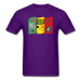 Old School Gamer Unisex T-Shirt - purple / S