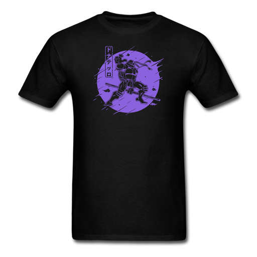 Purple Warrior Turtle Unisex T-Shirt - black / S