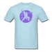 Purple Warrior Turtle Unisex T-Shirt - powder blue / S
