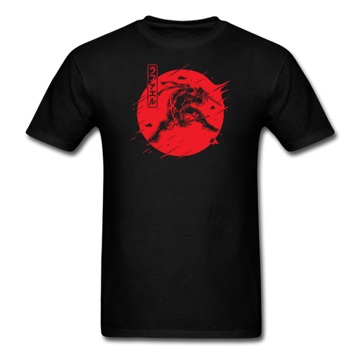 Red Warrior Turtle Unisex T-Shirt - black / S