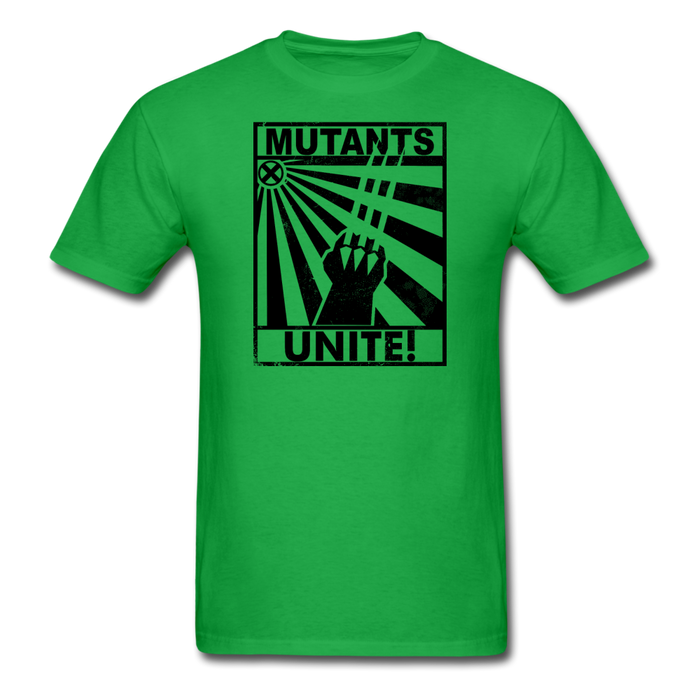 Mutants Unite Unisex T-Shirt - bright green / S