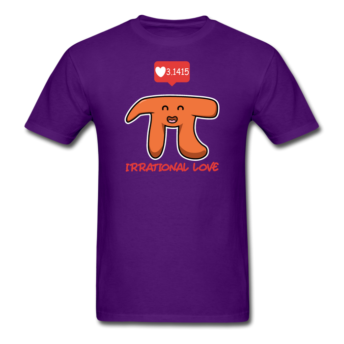 Irrational Love Unisex T-Shirt - purple / S