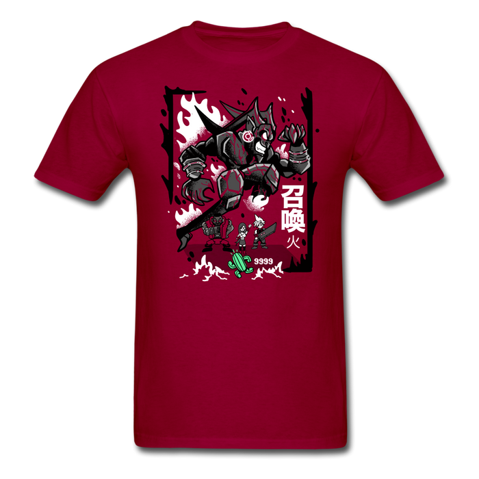 Burning Summoning Unisex Classic T-Shirt - dark red / S