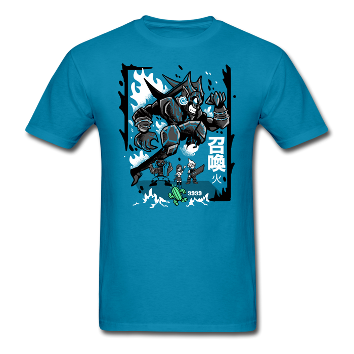 Burning Summoning Unisex Classic T-Shirt - turquoise / S