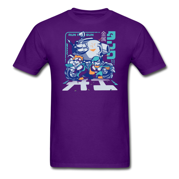 Run and Gun Unisex Classic T-Shirt - purple / S