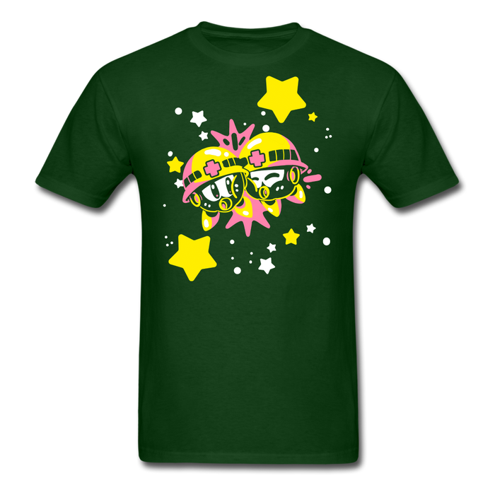 Virus Buddies Unisex Classic T-Shirt - forest green / S