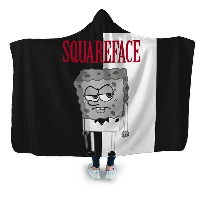 Squareface Hooded Blanket - Adult / Premium Sherpa