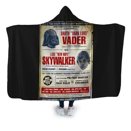 Star Wars Poster 3 Hooded Blanket - Adult / Premium Sherpa