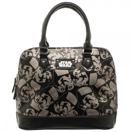 Star Wars Storm Trooper Dome Satchel Bag Handbag Purse w/ Metal Charm LICENSED