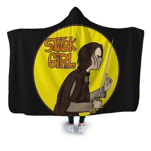 Stark Girl Hooded Blanket - Adult / Premium Sherpa