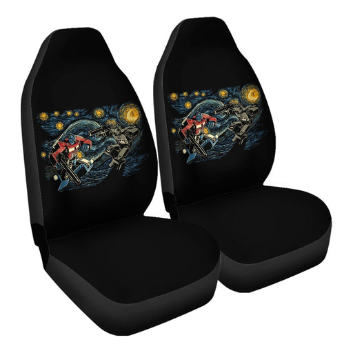 Starry Battle Car Seat Covers - One size