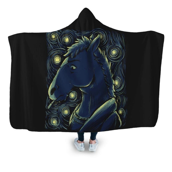 Starry Horse Hooded Blanket - Adult / Premium Sherpa