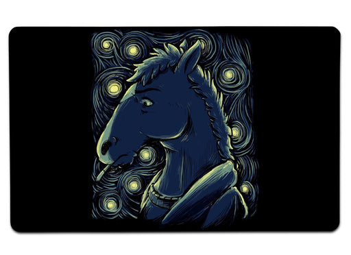 Starry Horse Large Mouse Pad