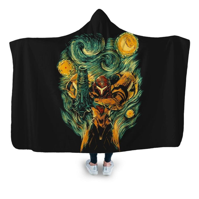 Starry Hunter Hooded Blanket - Adult / Premium Sherpa
