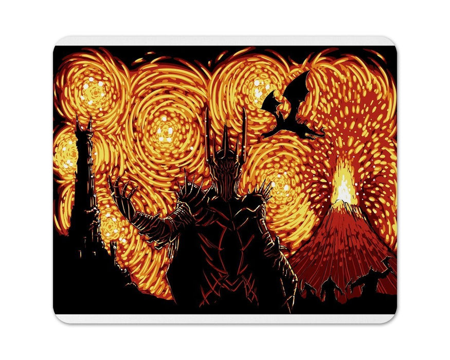 Starry Middle Earth Mouse Pad