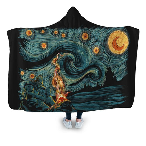 Starry Souls Hooded Blanket - Adult / Premium Sherpa