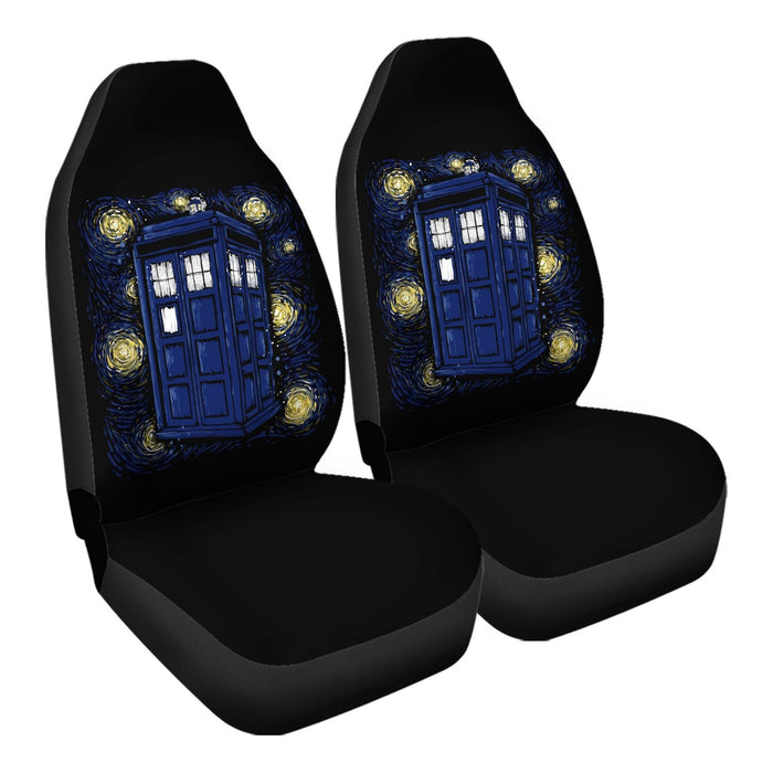 Starry Tardis Car Seat Covers - One size