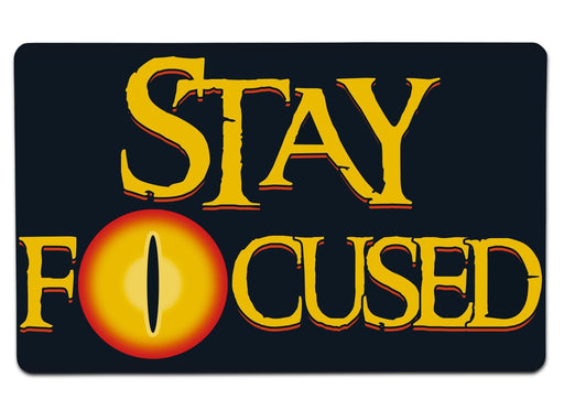Stay Focused Large Mouse Pad