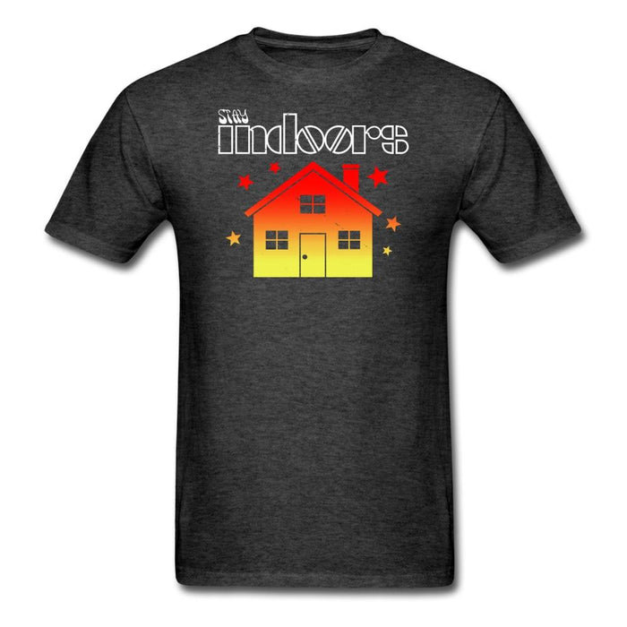 Stay Indoors Unisex Classic T-Shirt - heather black / S