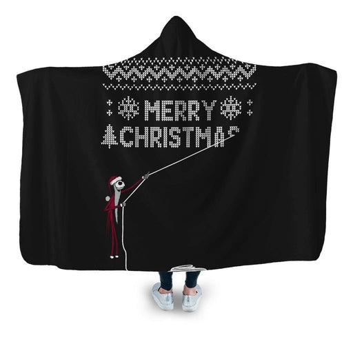Stealing Christmas 2.0 Hooded Blanket - Adult / Premium Sherpa