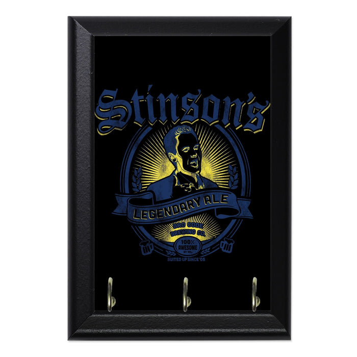 Stinsons Legendary Ale Wall Plaque Key Holder - 8 x 6 / Yes