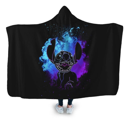 Stitch Soul Hooded Blanket - Adult / Premium Sherpa