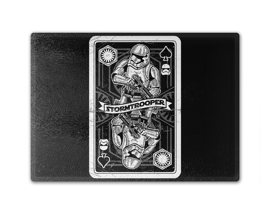 Stormtrooper Playing Card Cutting Board