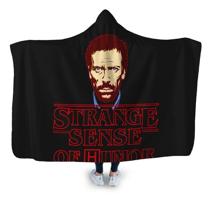 Strange Sense Of Humor Hooded Blanket - Adult / Premium Sherpa