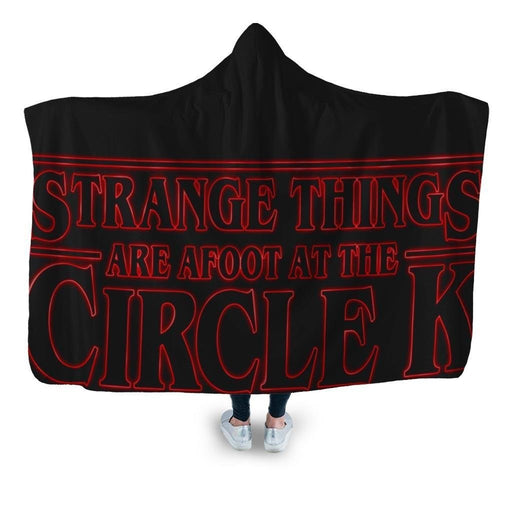 Strange Things Circlek Hooded Blanket - Adult / Premium Sherpa